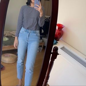 Dr Denim Edie Crop Mom Jean L28W26